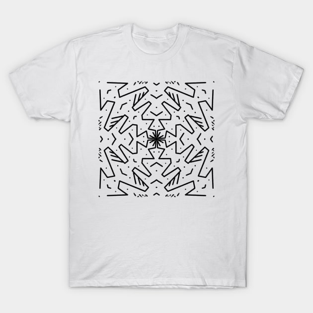 Zig Zag Mandala T-Shirt by nathalieaynie